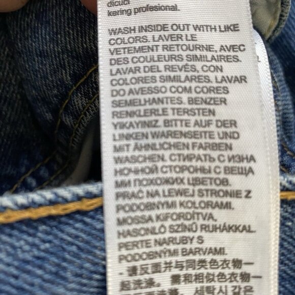 Levis 550 Relaxed Fit Jeans W38 L34 Blue Denim Straight Leg Med Wash Baggy Y2K - Picture 4 of 12